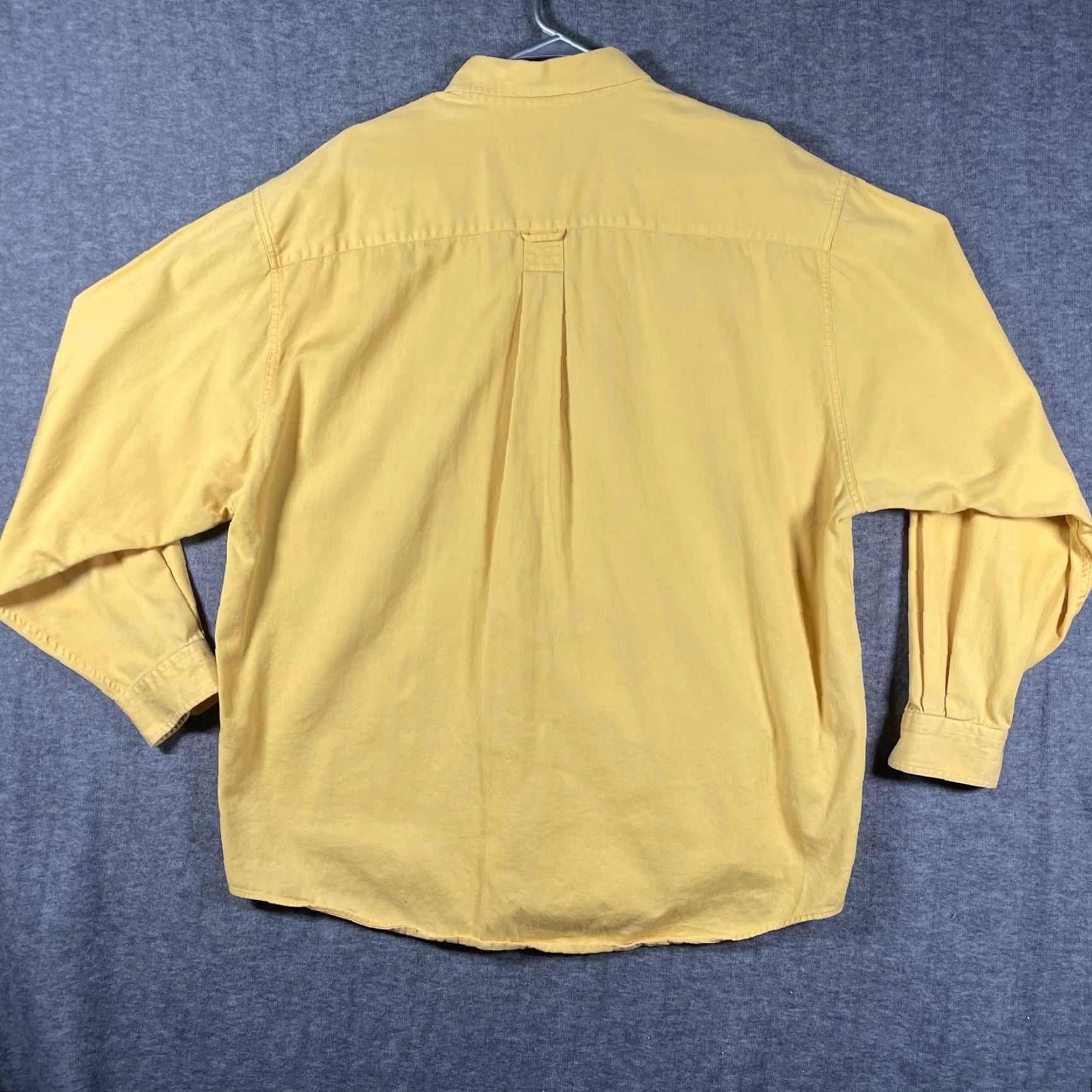 Eddie Bauer Eddie Bauer Shirt Mens XL Yellow Button-Down Long Sleeve Twill Cotton Pocket Button-Up Size US XL / EU 56 / 4 - 2 Thumbnail