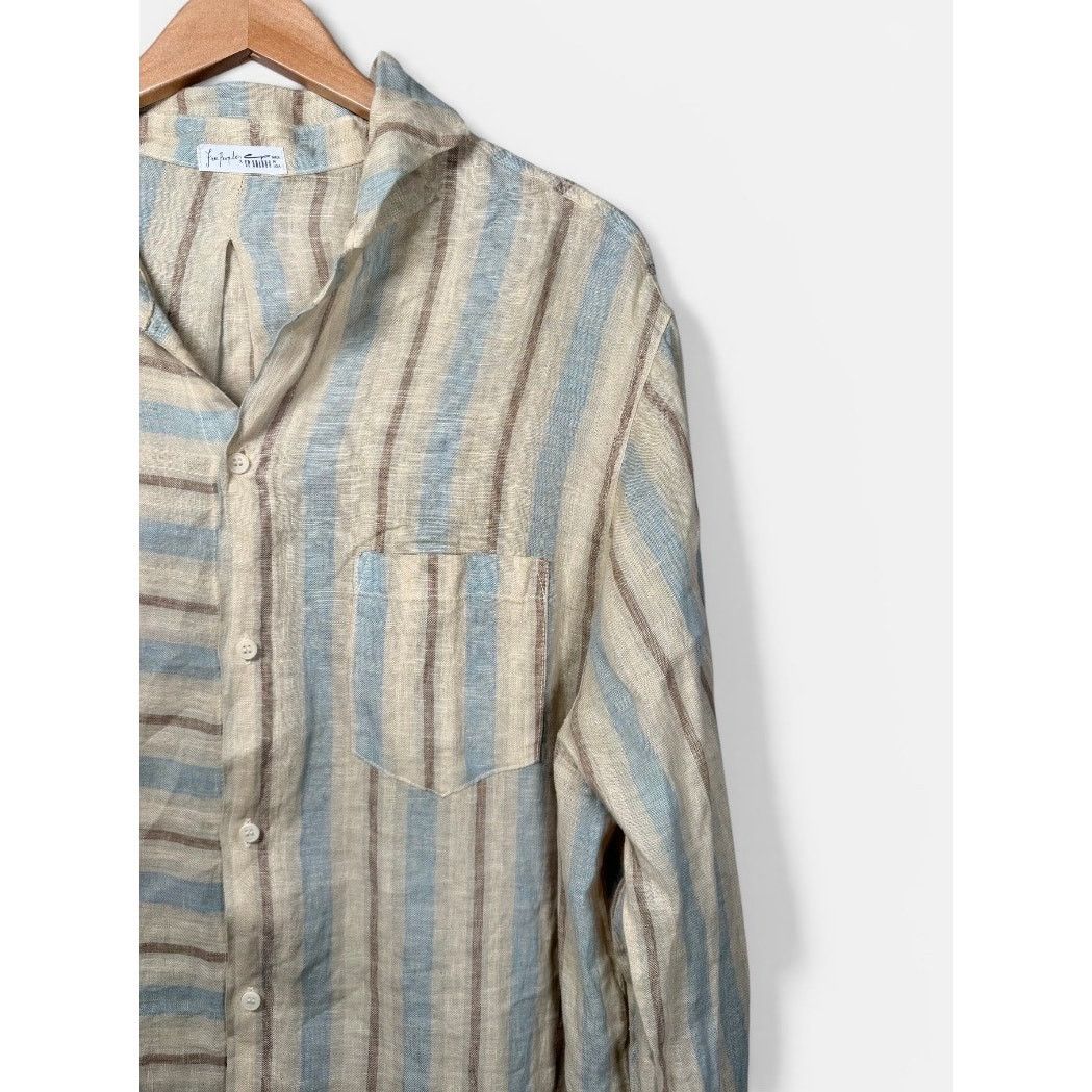 CP Shades NWOT CP Shades Mixed Plaid Linen Double Cloth Top size L Size L / US 10 / IT 46 - 7 Thumbnail