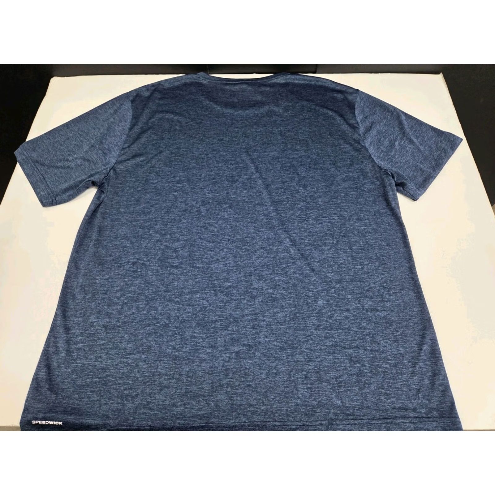 Reebok Reebok Speedwick Blue T-Shirt Short Sleeve 3XL Mens Crew Neck Logo Mus Machin Washable Shirt Sports Activewear Size US XXL / EU 58 / 5 - 3 Thumbnail