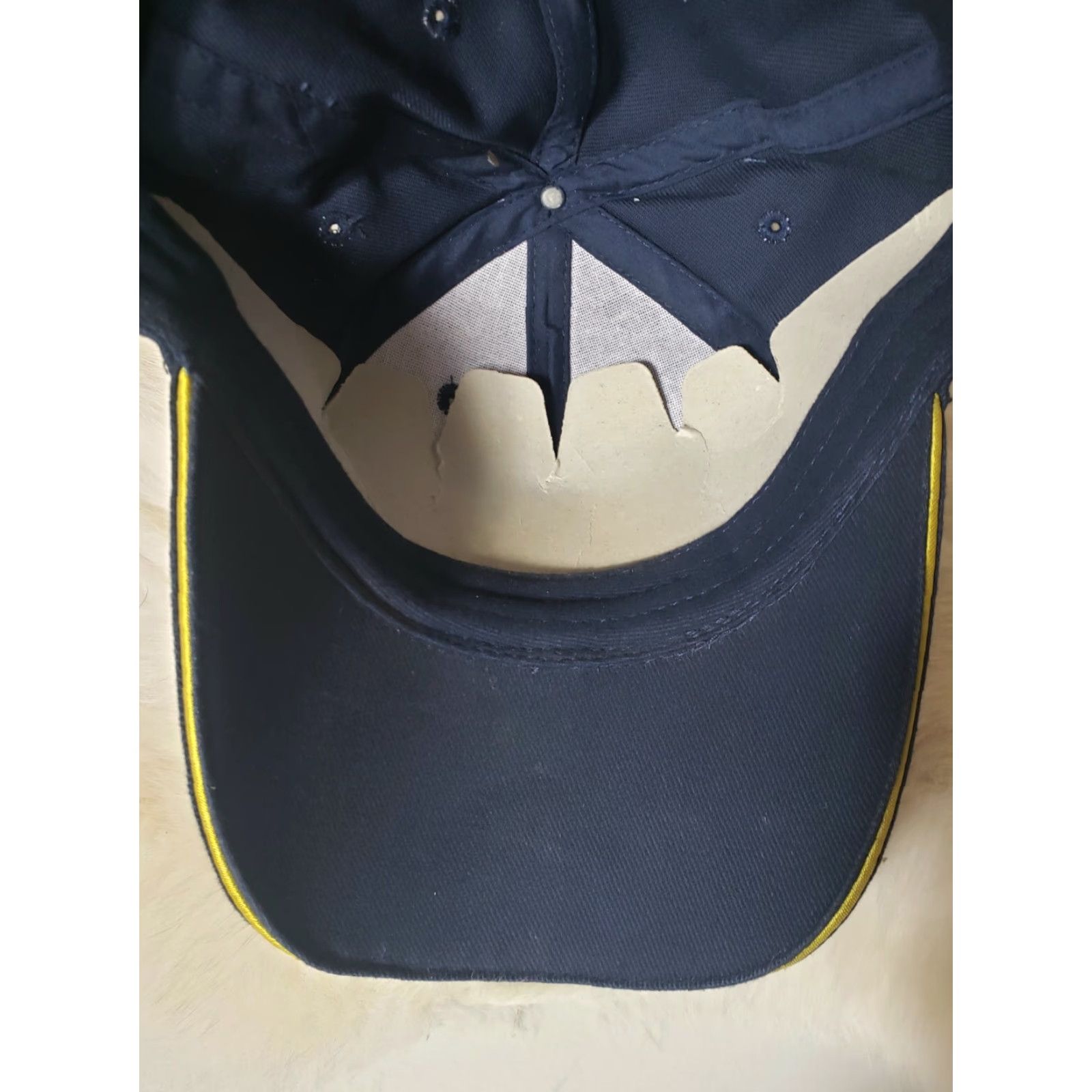Vintage VINTAGE USS Midway CV-41 United States Navy Embroidered Strap Back Cap (NWOT) Baseball Cap Men One Size Blue Cotton Twill Adjustable Size ONE SIZE - 5 Thumbnail