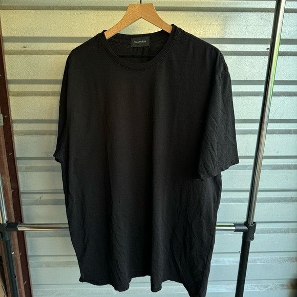 Designer × Talentless NEW TALENTLESS MENS DROP SHOULDER PITCH BLACK TEE SZ 2XL XXL Size US XXL / EU 58 / 5 - 3 Thumbnail