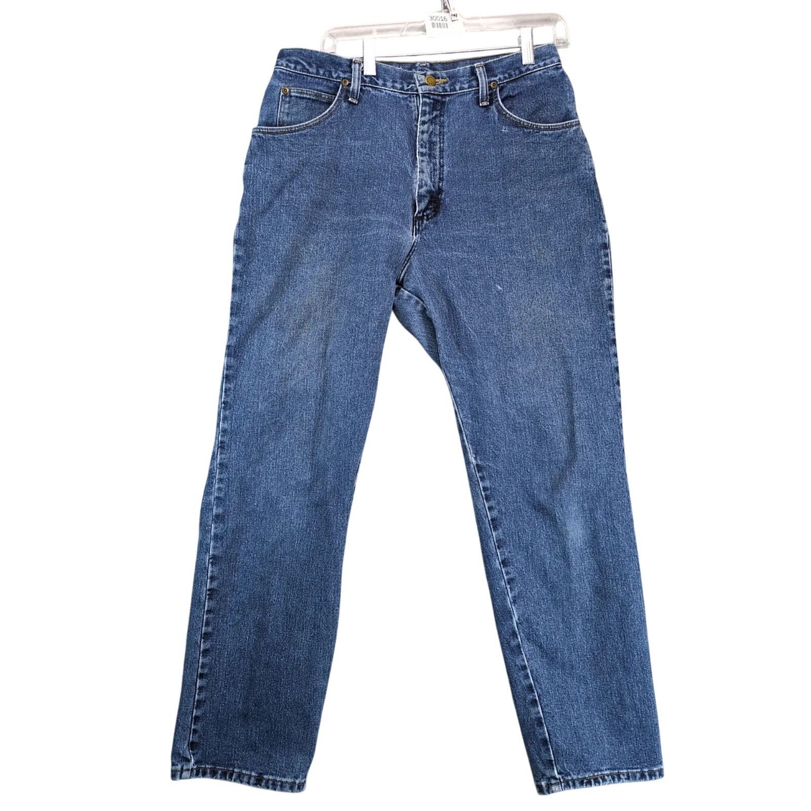 Wrangler Vtg 80s-90s Wrangler Blues Jeans Men's 32x31 100% Cotton Size US 32 / EU 48 - 1 Thumbnail