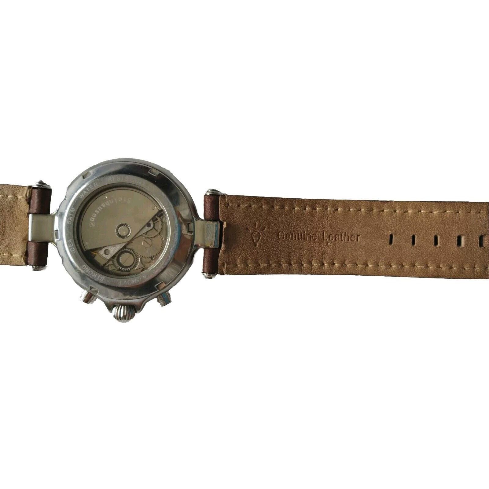 The Unbranded Brand Mens Steinhausen Automatic Wrist Watch F1653 Chronograph Size ONE SIZE - 5 Thumbnail