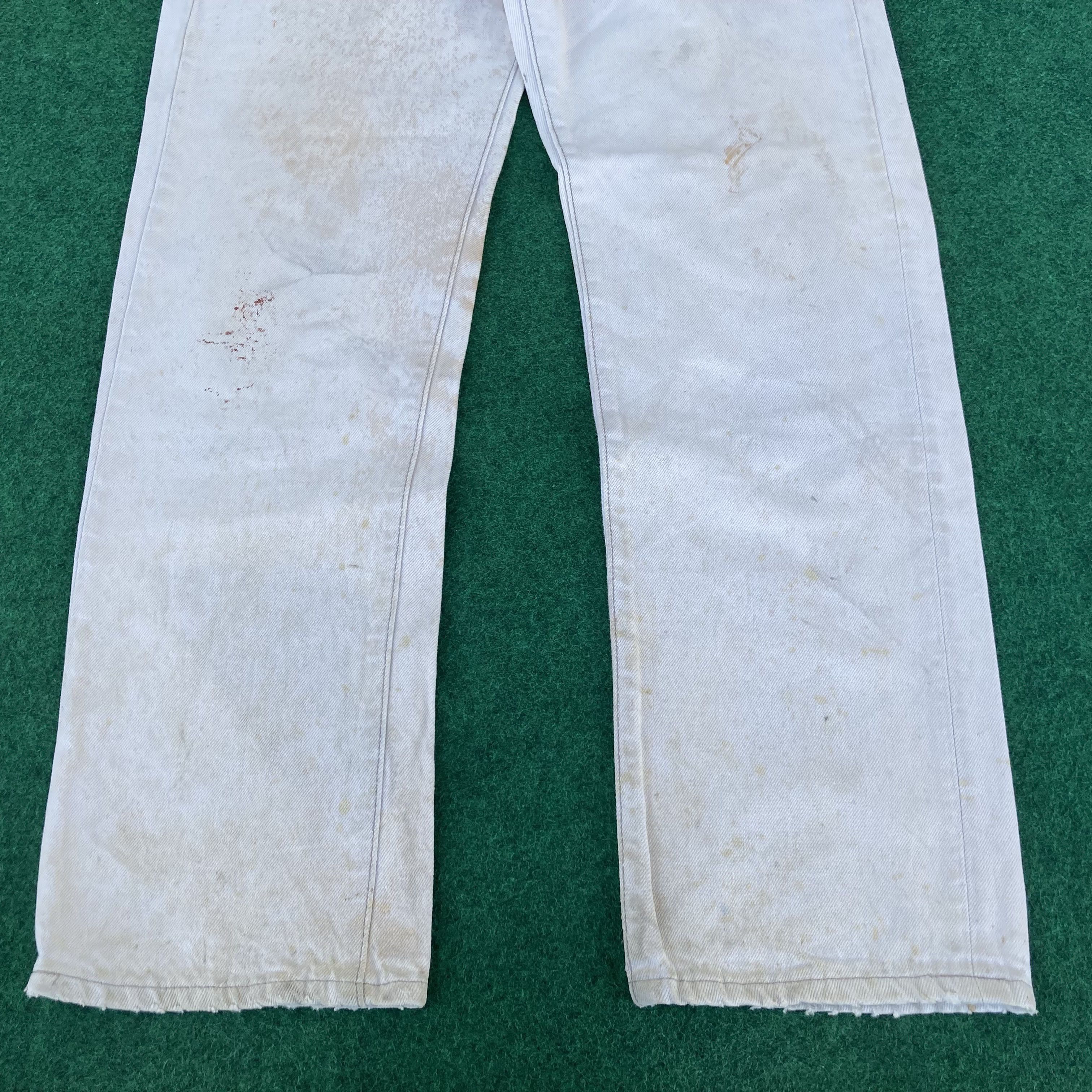Levi's × Vintage Vtg Levis 501 Sz 29 Stains Paint Faded Punk Grunge Jeans Size US 29 - 7 Thumbnail
