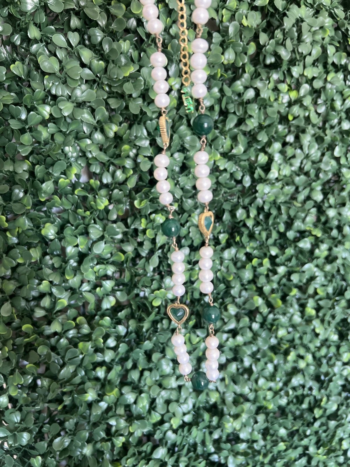 Other Veert Green Onyx Freshwater Pearl Necklace Size ONE SIZE - 3 Thumbnail