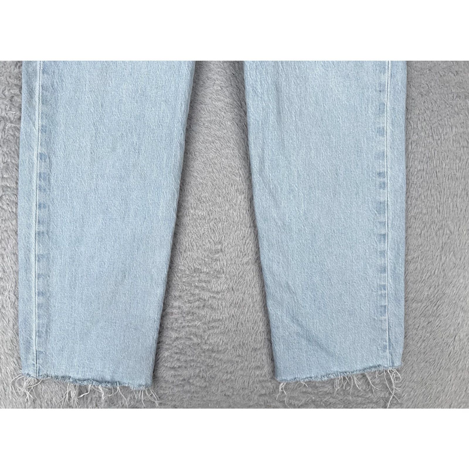 Levi's Levis Jeans Women 24x27 Blue Ribcage Straight Ankle Premium Big E High Rise Size 42" / US 20 - 2 Thumbnail
