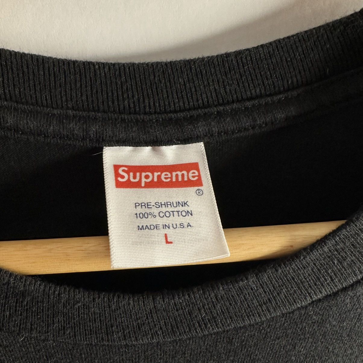 Supreme Supreme Box Logo 23SS Black in Black T-shirts Rare tee Size US L / EU 52-54 / 3 - 3 Thumbnail