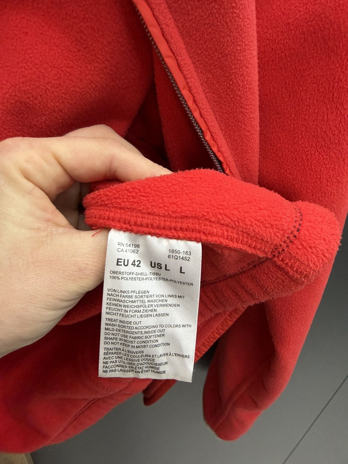 Bogner Bogner Fire + Ice Red Fleece Jacket Women’s Size L Size L / US 10 / IT 46 - 13 Thumbnail