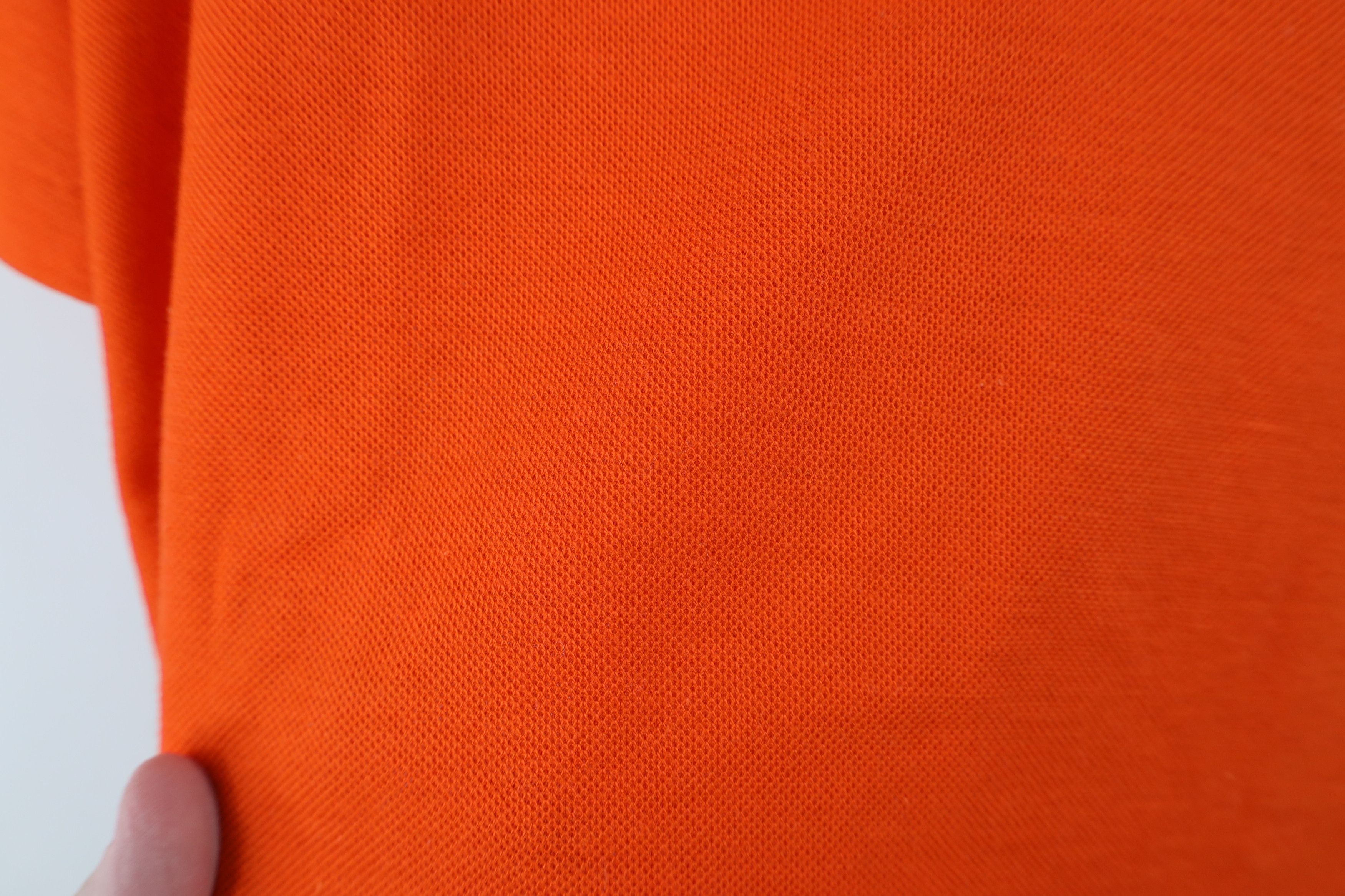 Vintage Vintage 70s Streetwear Blank Knit Golf Polo Shirt Orange USA Size US M / EU 48-50 / 2 - 8 Thumbnail