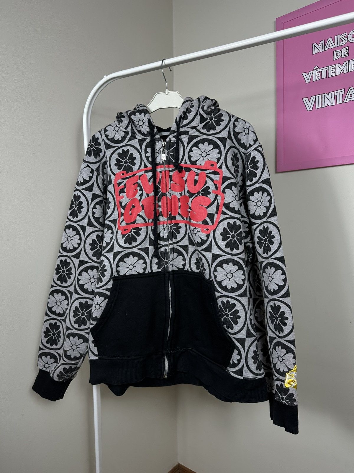 Evisu Evisu Graphic Full Print Zip Hoodie Vintage Embroidered Size US XL / EU 56 / 4 - 1 Thumbnail