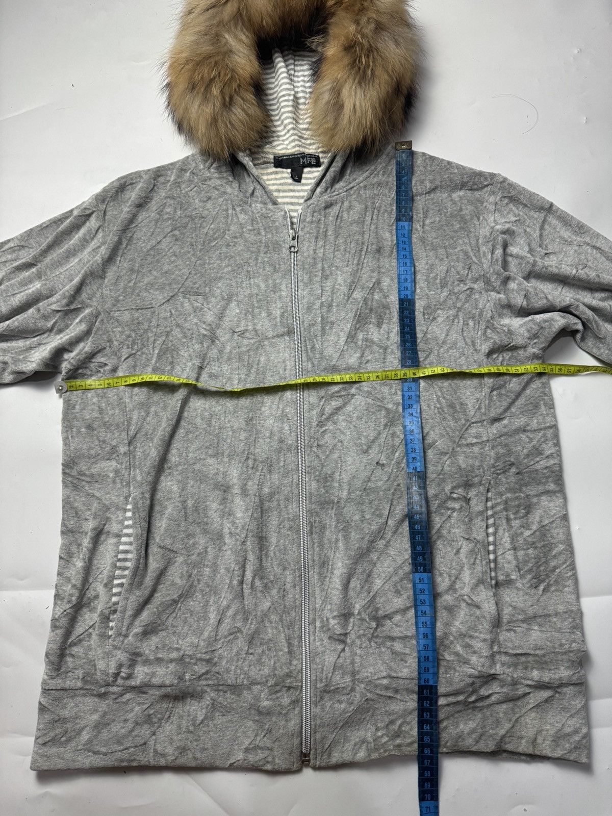 Hysteric Glamour × Japanese Brand × Le Grande Bleu (L.G.B.) Velvet Hoodie Japanese Style Size US L / EU 52-54 / 3 - 6 Thumbnail