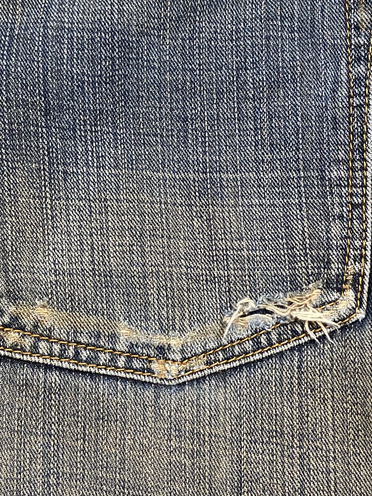 Japanese Brand Vintage Japanese Brands Mud Wash Distressed Loose Jeans Size US 36 / EU 52 - 16 Thumbnail