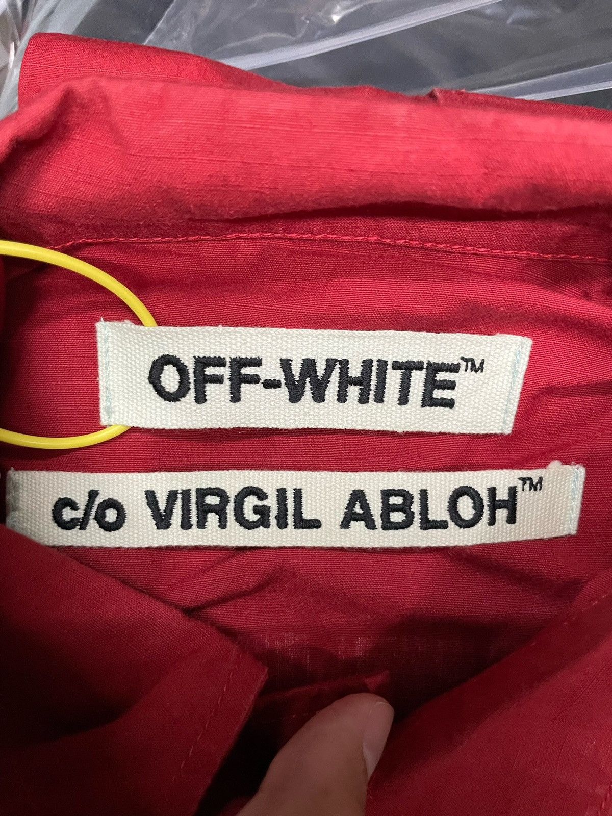 Off-White Off-White 16FW Painted Oversized Jacket Size US XXS / EU 40 - 5 Thumbnail
