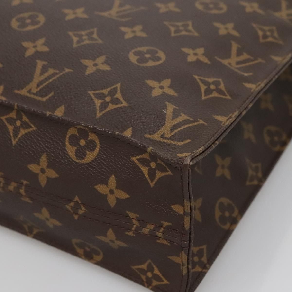 Louis Vuitton LOUIS VUITTON Monogram Sac Plat Hand Bag M51140 Size ONE SIZE - 9 Thumbnail