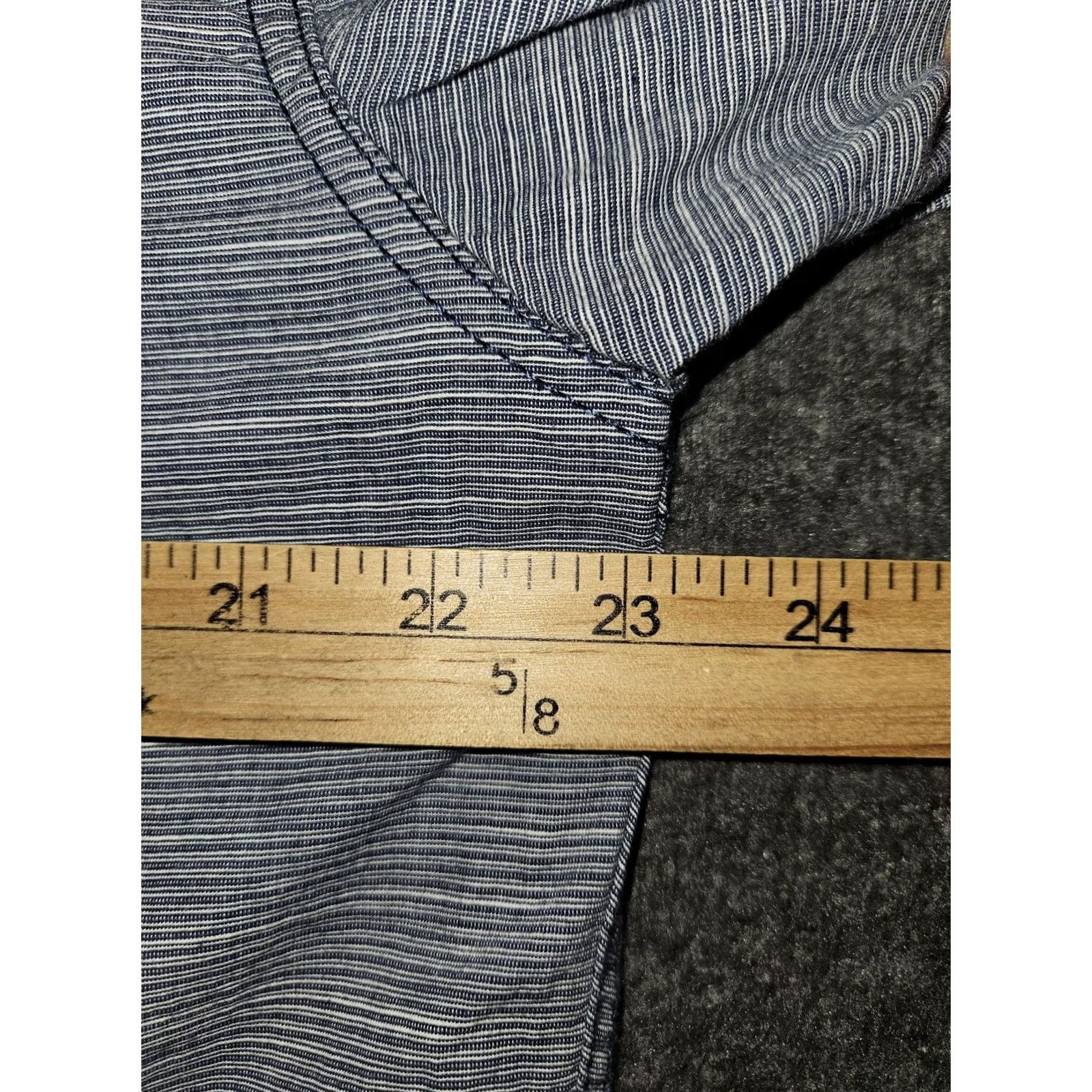 Ecko Unltd. Ecko Unltd Shirt Mens XL Gray Short Sleeve Button Up Casual Striped Pocket 90s City Mens Size US XL / EU 56 / 4 - 3 Thumbnail