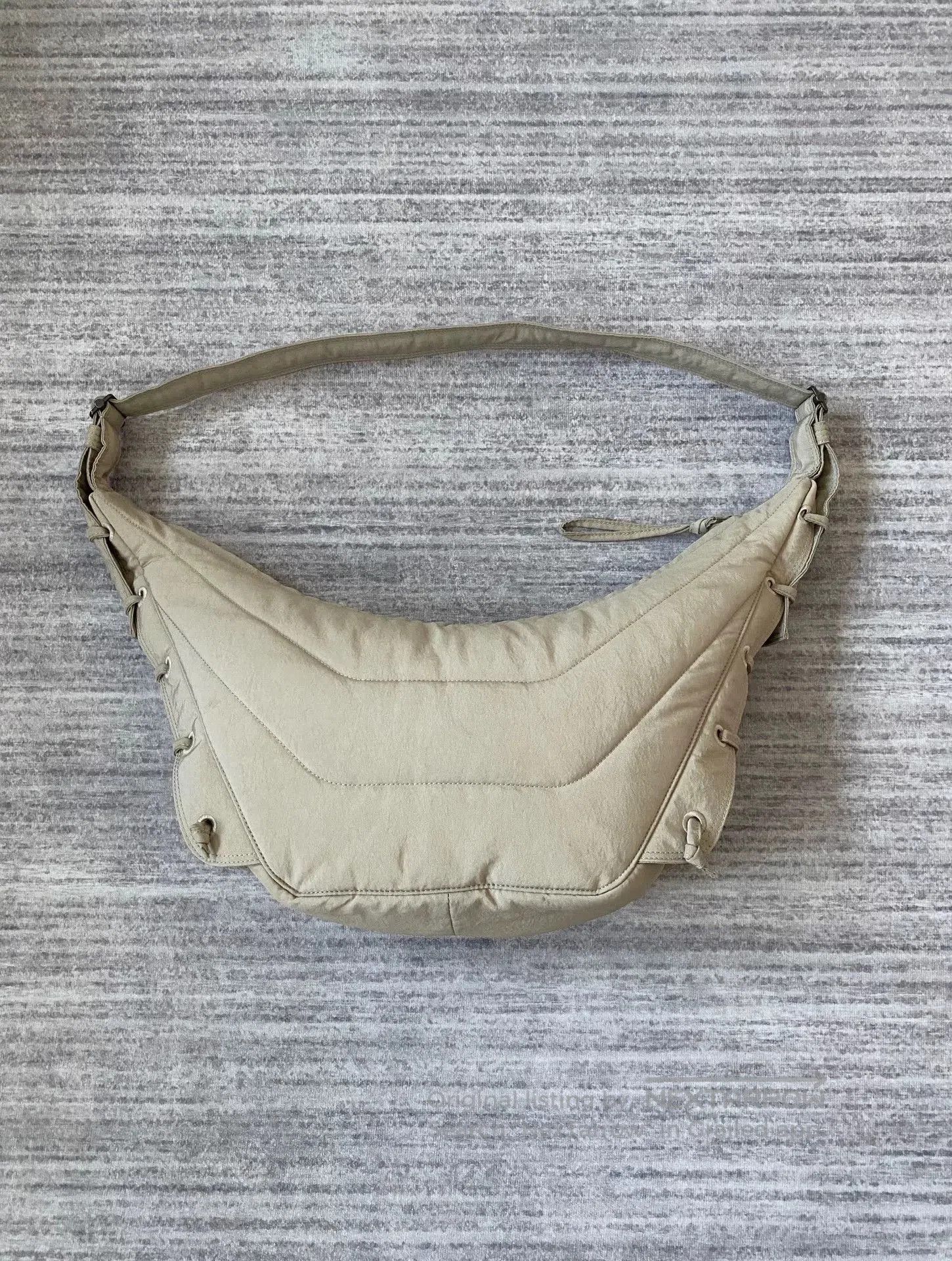 Lemaire Lemaire Soft Game Khaki Crossbody Canvas Bag. Size ONE SIZE - 2 Thumbnail