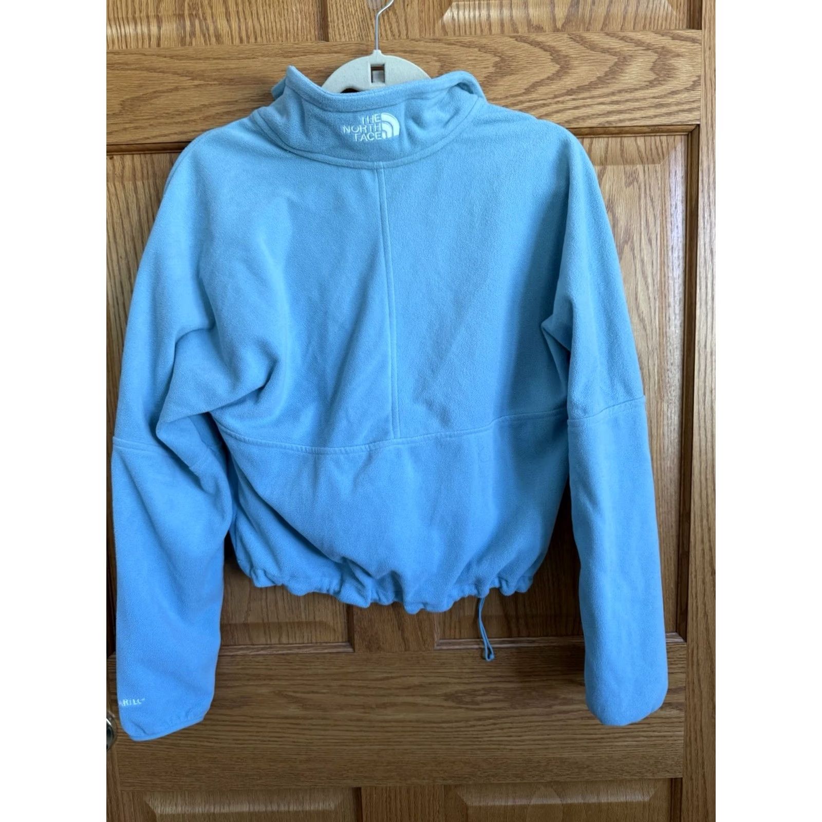 The North Face VINTAGE The North Face Blue Polartec Boxy Half Zip Fleece Small S Women's Jacket Size S / US 4 / IT 40 - 2 Thumbnail