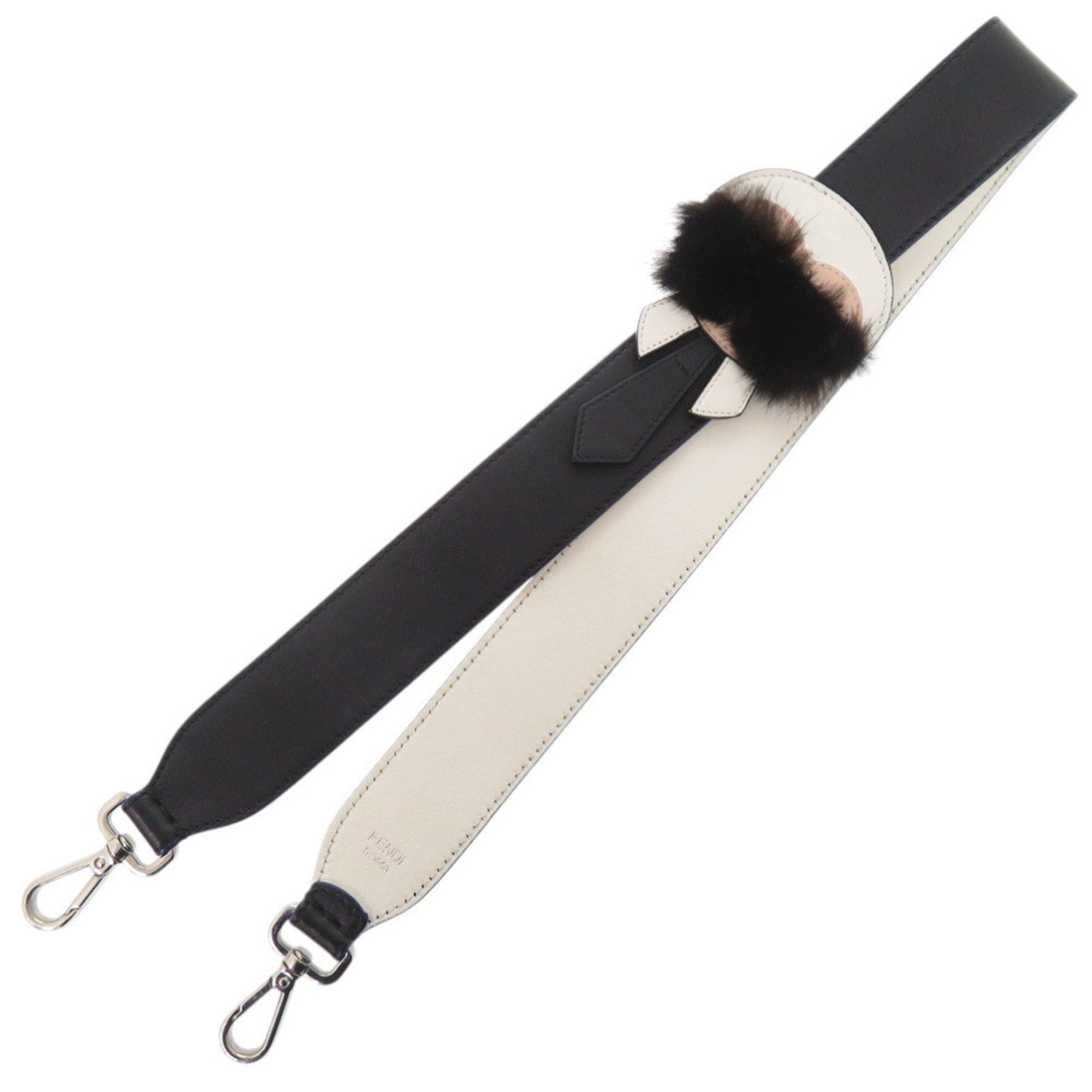 Fendi Fendi Carlito Karl Lagerfeld 7C0258 Leather Black Shoulder Strap 1351 Size ONE SIZE - 1 Thumbnail