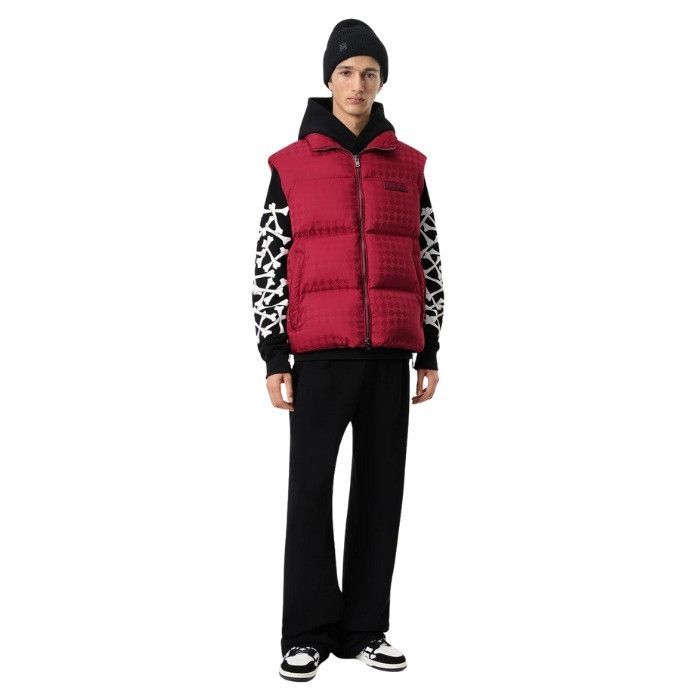 Amiri o1orln1125 MA Quad Down Gilet in Red Size US XL / EU 56 / 4 - 2 Thumbnail