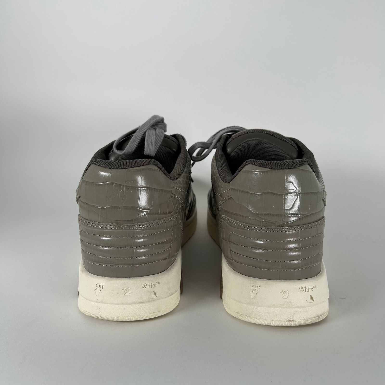 Off-White Off-White Croc Embossed Out Of Office Sneaker Size 13 Size US 13 / EU 46 - 5 Thumbnail