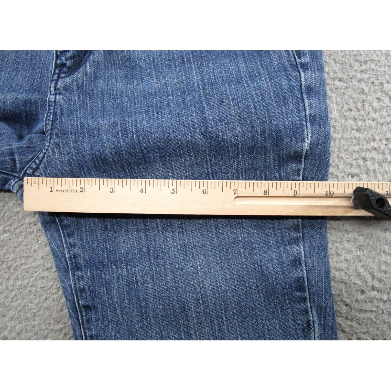 Vintage VINTAGE Maurice Sasson Blue Denim Jeans Size 6 Straight Leg Embroidered Denim Jeans - Womens Regular 5-Pocket Design Blue 90s Style Jeans Men? Size 28" / US 6 / IT 42 - 6 Thumbnail
