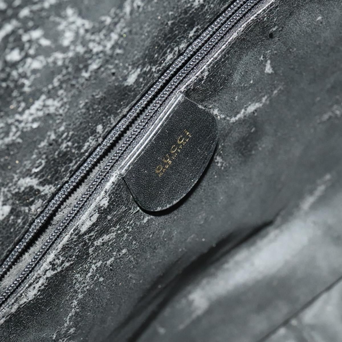 Gucci GUCCI Bamboo Hand Bag Leather Black Gold 001 1781 1577 0 Size ONE SIZE - 16 Thumbnail