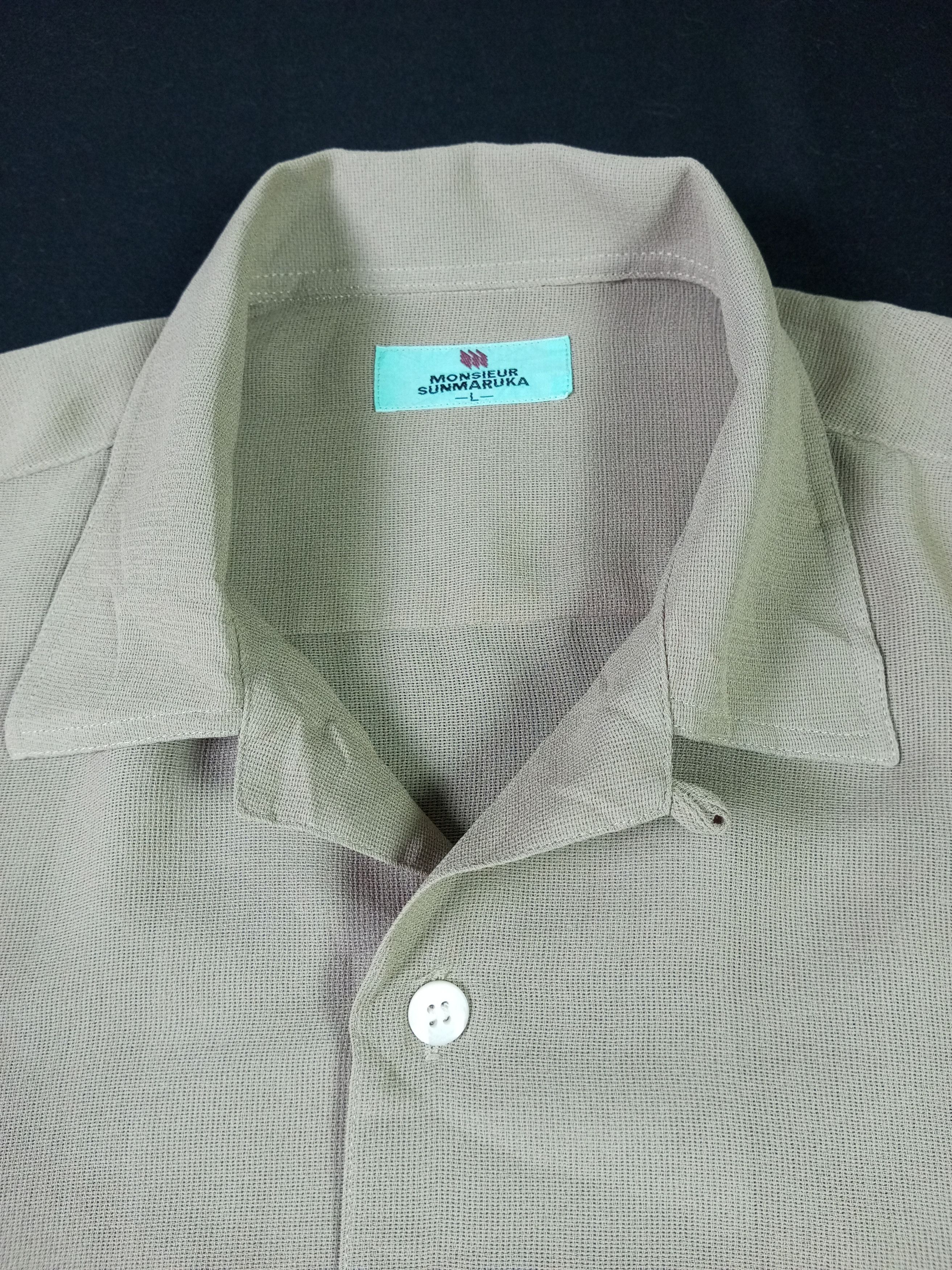 Japanese Brand 🔥Japanese brand Monsieur Sunmaruka Hawaii style shirt Size US L / EU 52-54 / 3 - 7 Thumbnail