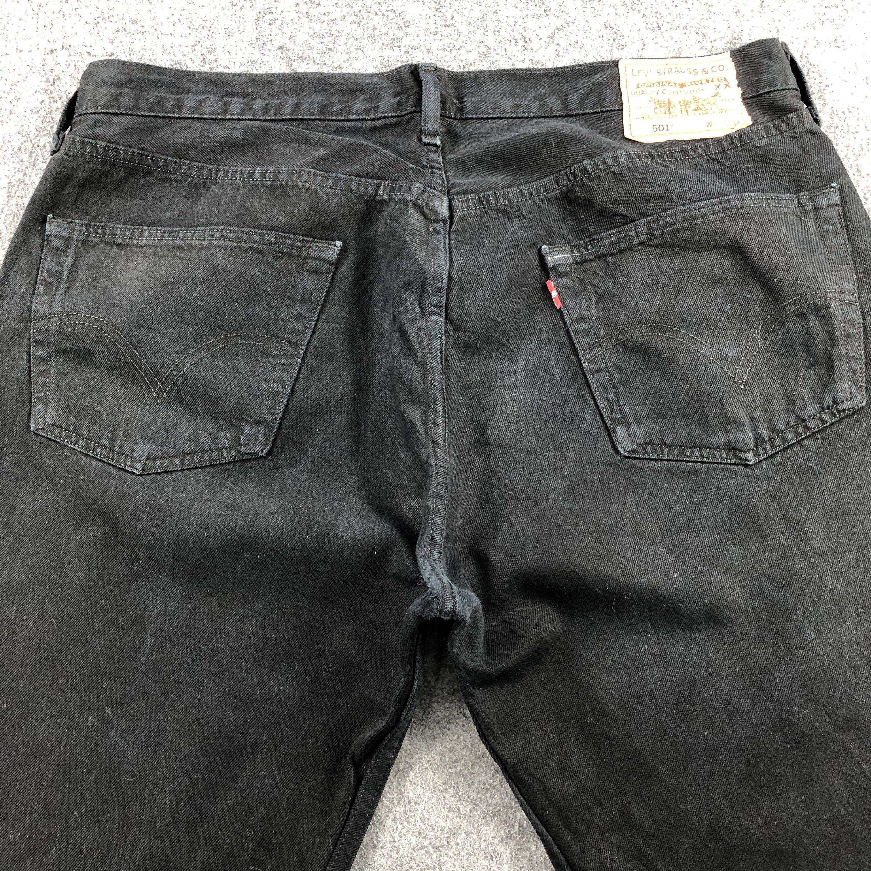 Levi's Vintage 90s Distress Levis 501 Jeans-J1405 Size US 39 - 4 Thumbnail