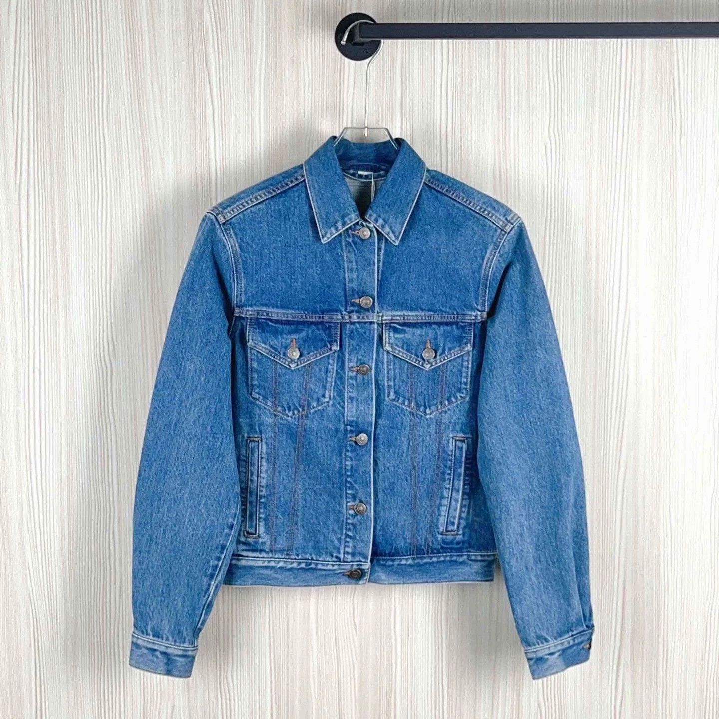 gucci denim jacket size 38 for sale