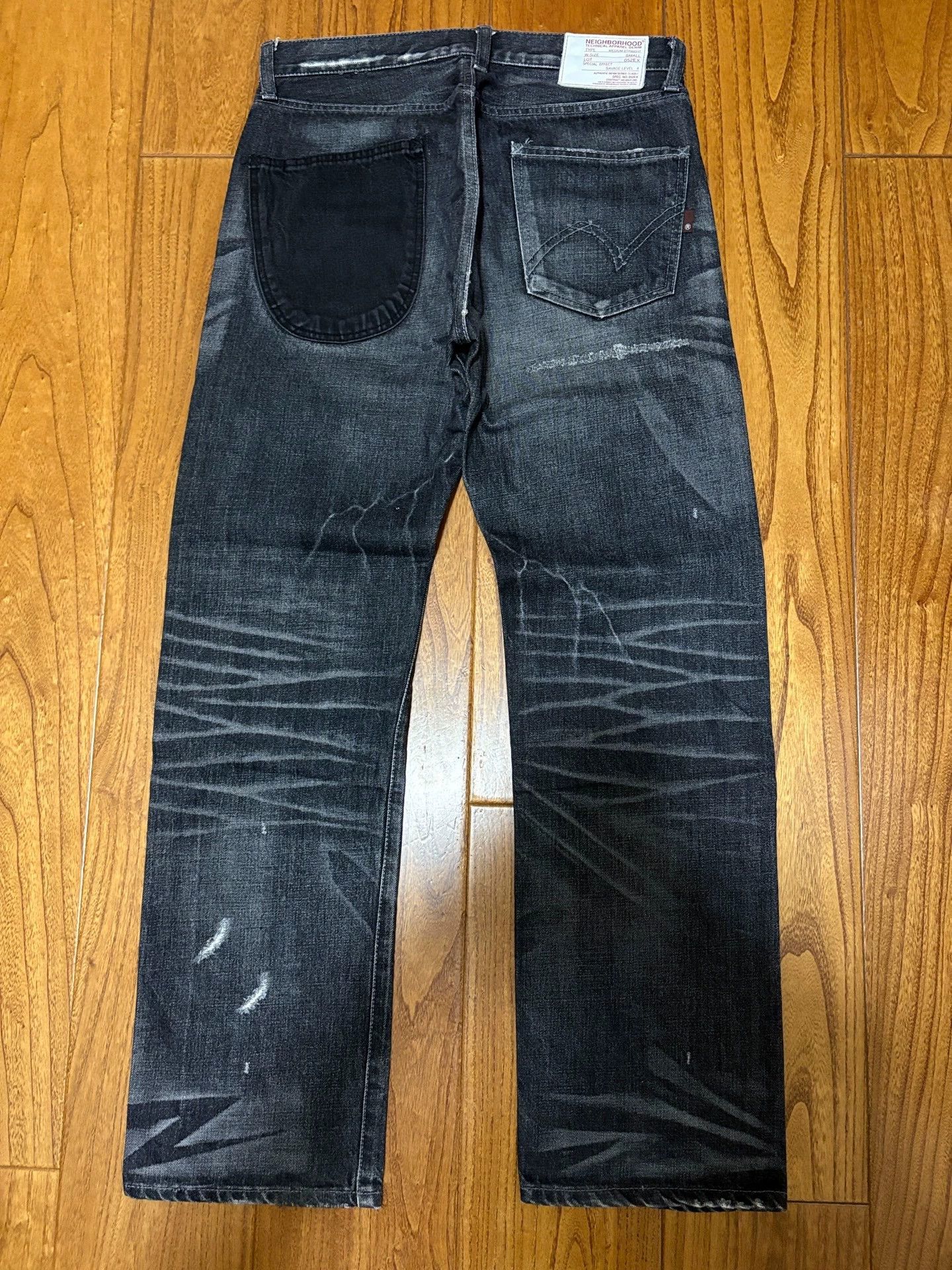 Neighborhood Neighborhood 05 Lightning Wash Distressed Jeans S Near New Size US 29 - 2 Thumbnail