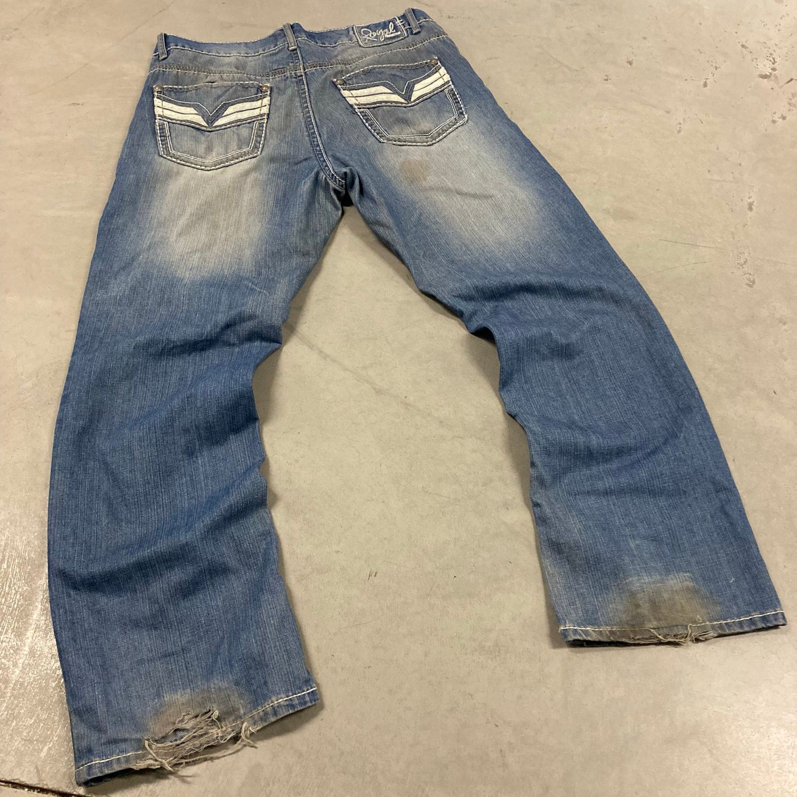 Vintage y2k royal premium western Jeans 36x32 Size US 36 / EU 52 - 2 Thumbnail
