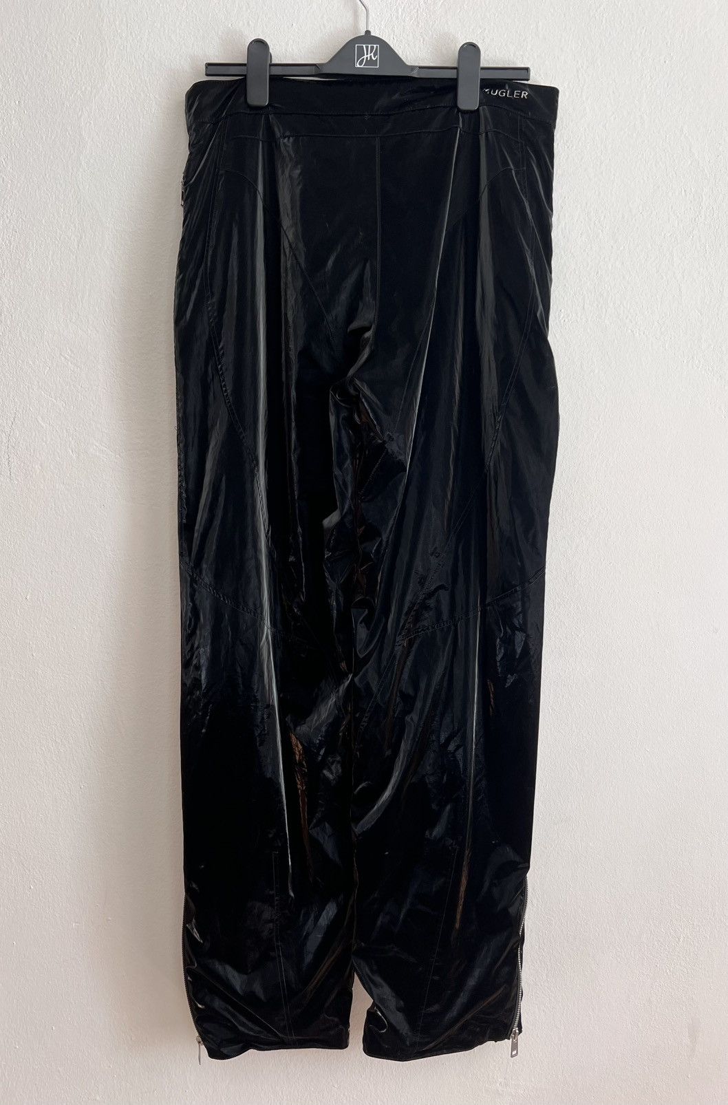 Mugler Mugler x H&M 5 zip shiny trousers Size US 34 / EU 50 - 6 Thumbnail