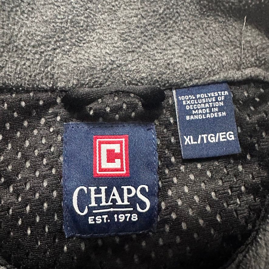 Chaps Chaps gray and black fleece vest size XL Size US XL / EU 56 / 4 - 4 Thumbnail