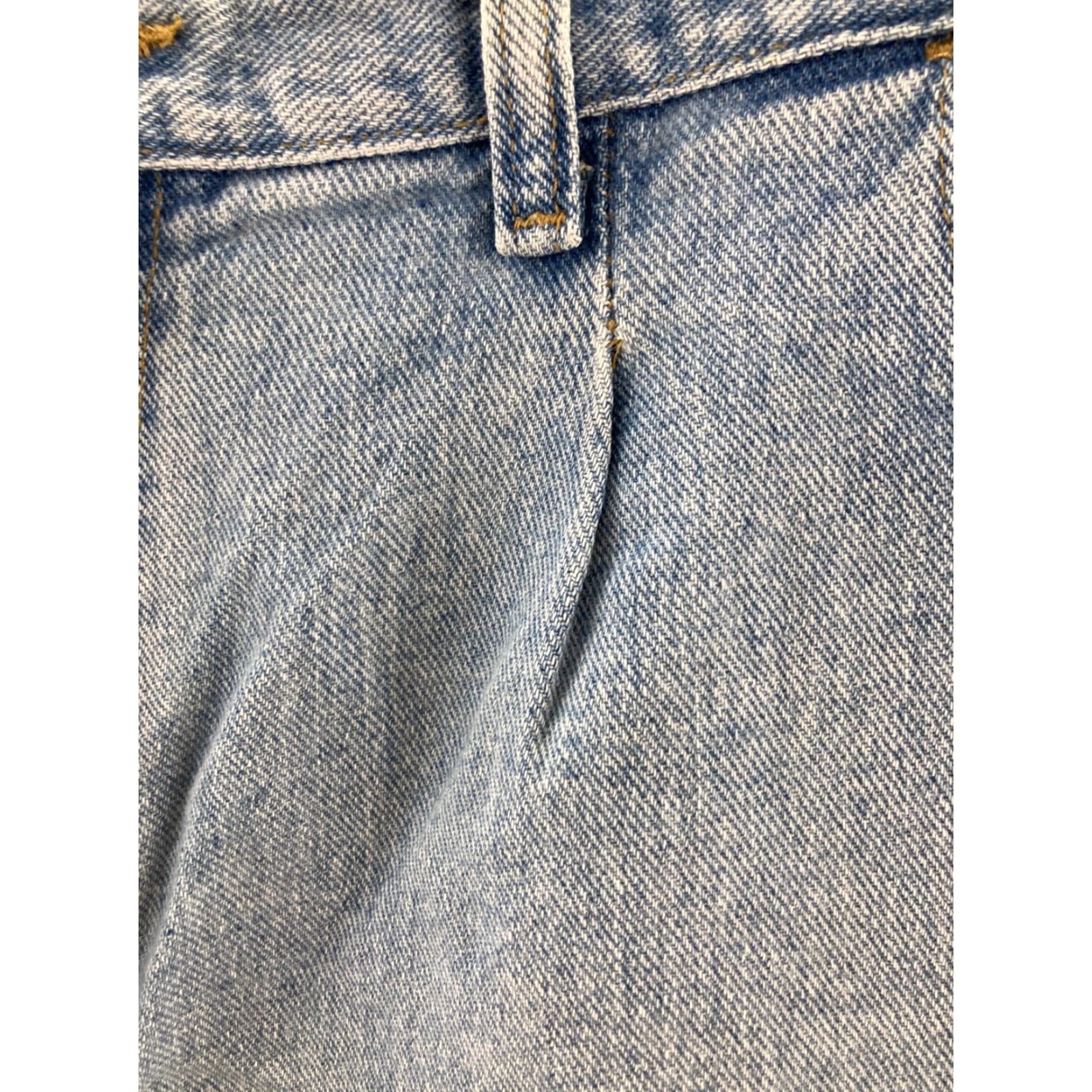 Wrangler VINTAGE Wrangler High Waisted Denim Shorts Women Size 35 Blue Retro 90s Mom Size 24" / US 00 / IT 34 - 7 Thumbnail