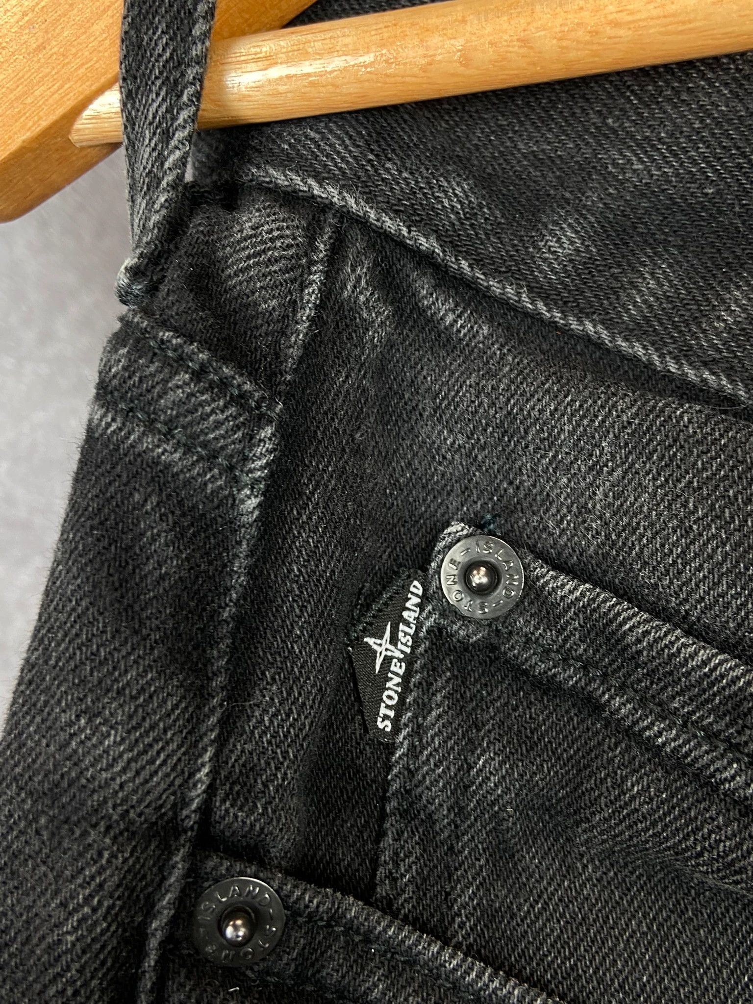 Stone Island Stone Island black jeans patch logo high end archival 32 Size US 32 / EU 48 - 5 Thumbnail