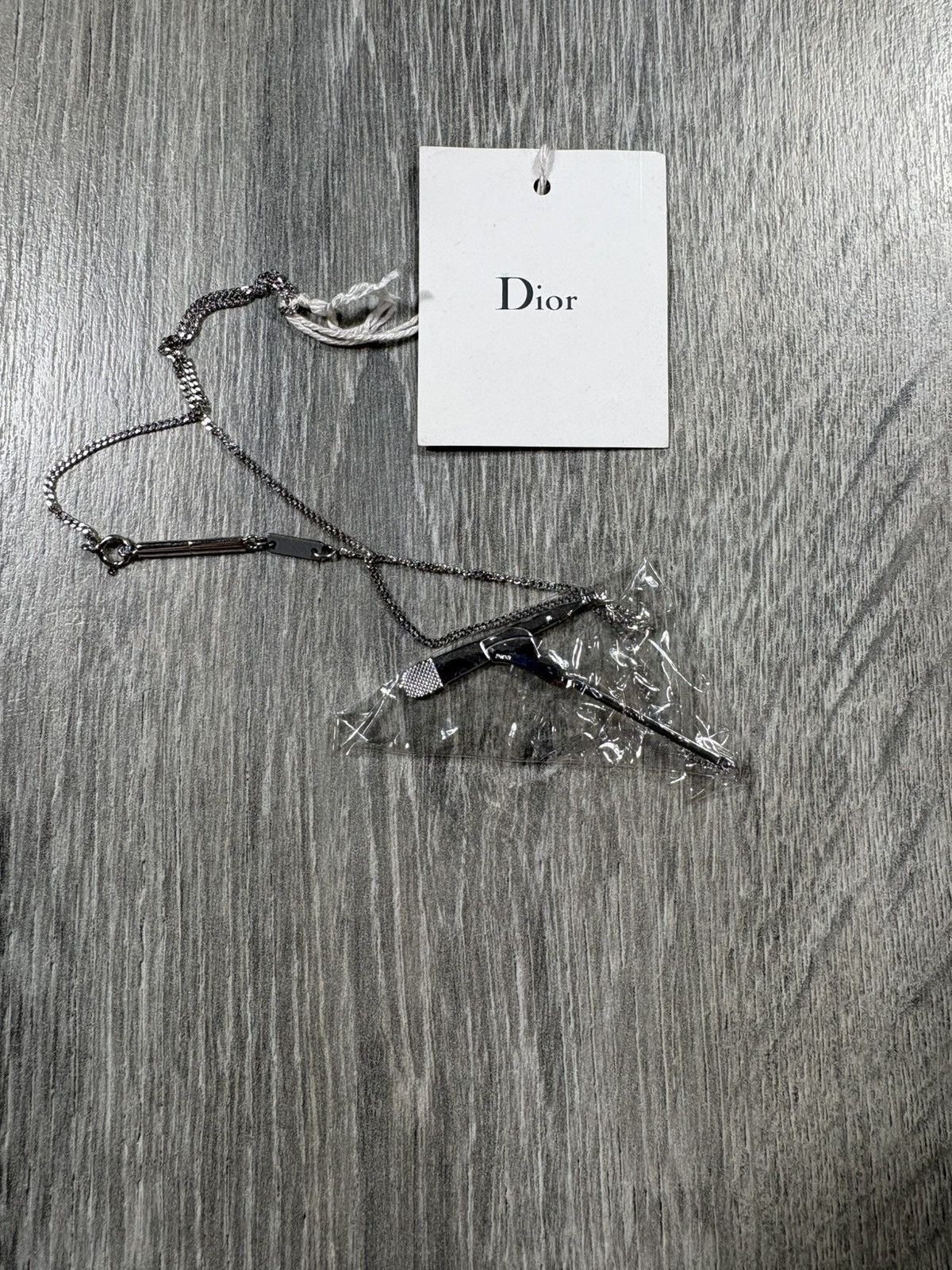 Dior × Hedi Slimane Dior Homme S/S 2005 Microphone Necklace | Grailed