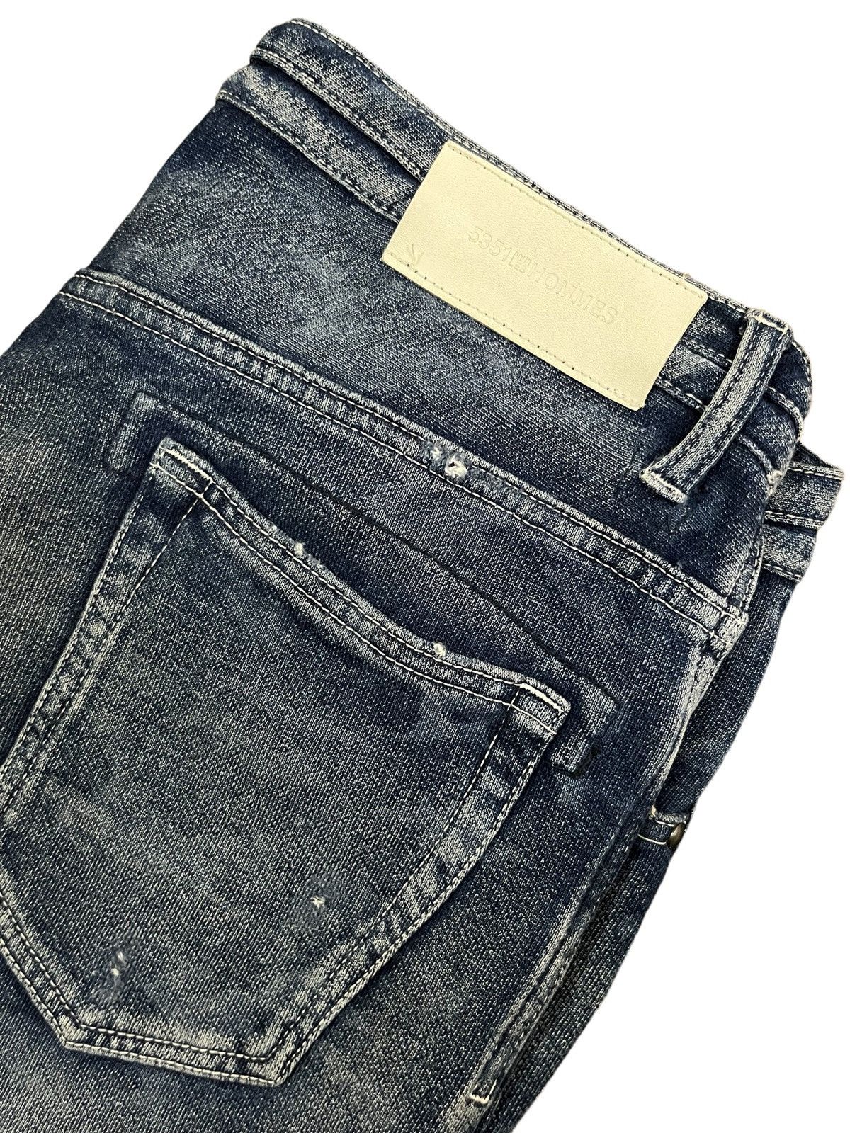 5351 POUR LES HOMMES 5351 Pour Les Homme Acid Wash Embosed Printed Distress Pants Size US 32 / EU 48 - 13 Thumbnail