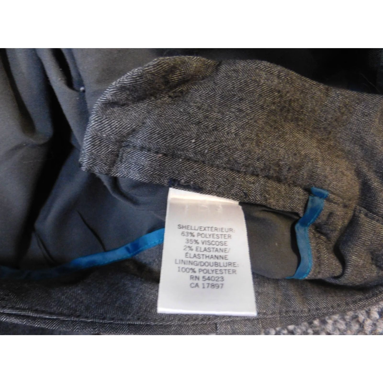Banana Republic Banana Republic Pants Women 6 Gray Straight Ryan Fit Lined Chino 33in Inseam Regular Zip Zipper Size 28" / US 6 / IT 42 - 6 Thumbnail