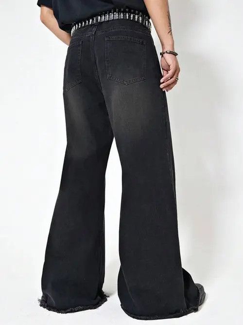 Jean Wide Leg Opium 90s Jeans Denim Size US 34 / EU 50 - 4 Thumbnail