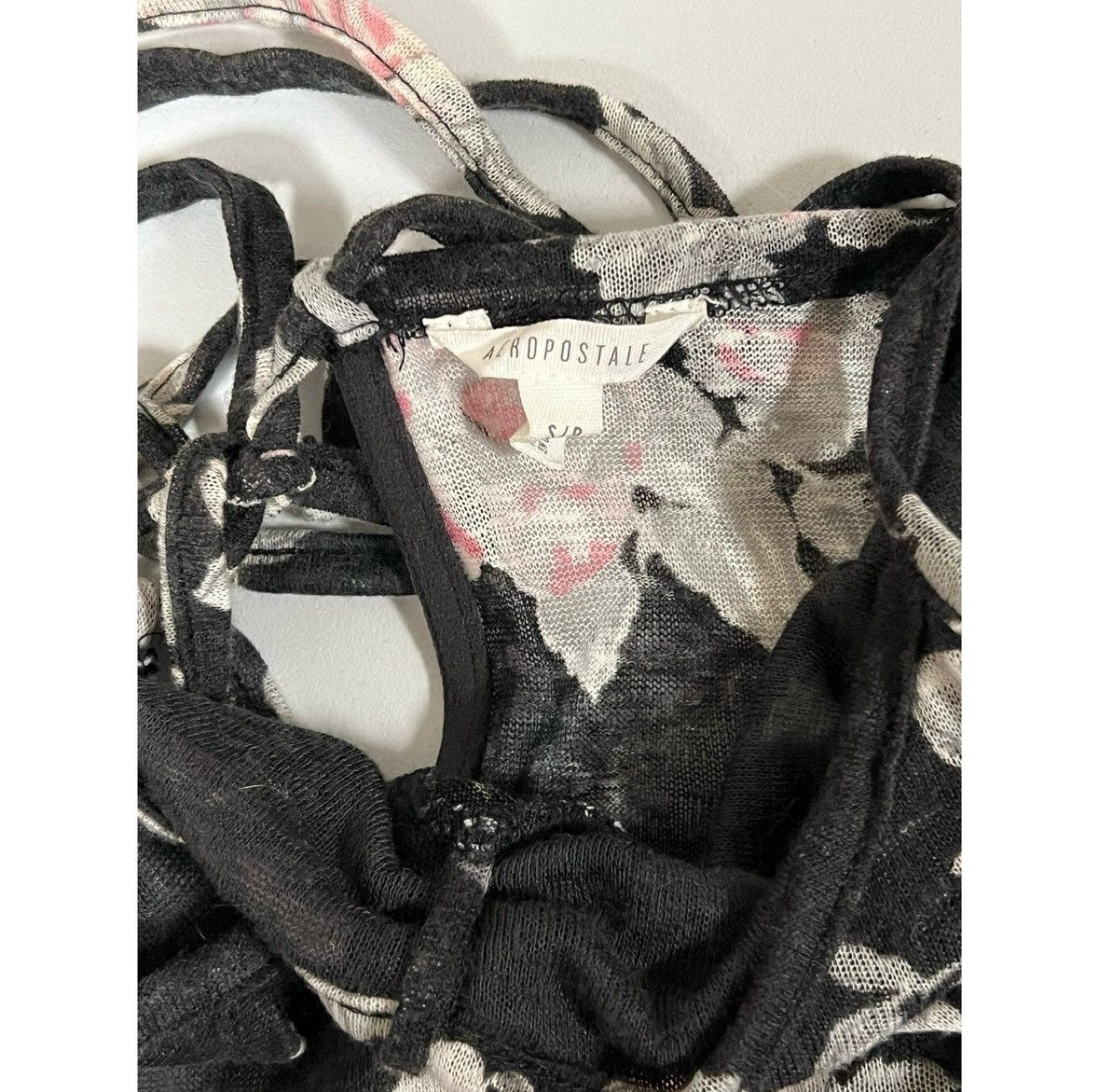 Aeropostale Aeropostale Floral Babydoll Tank Top Shirt Blouse Size S 🌸✨ Size S / US 4 / IT 40 - 4 Thumbnail
