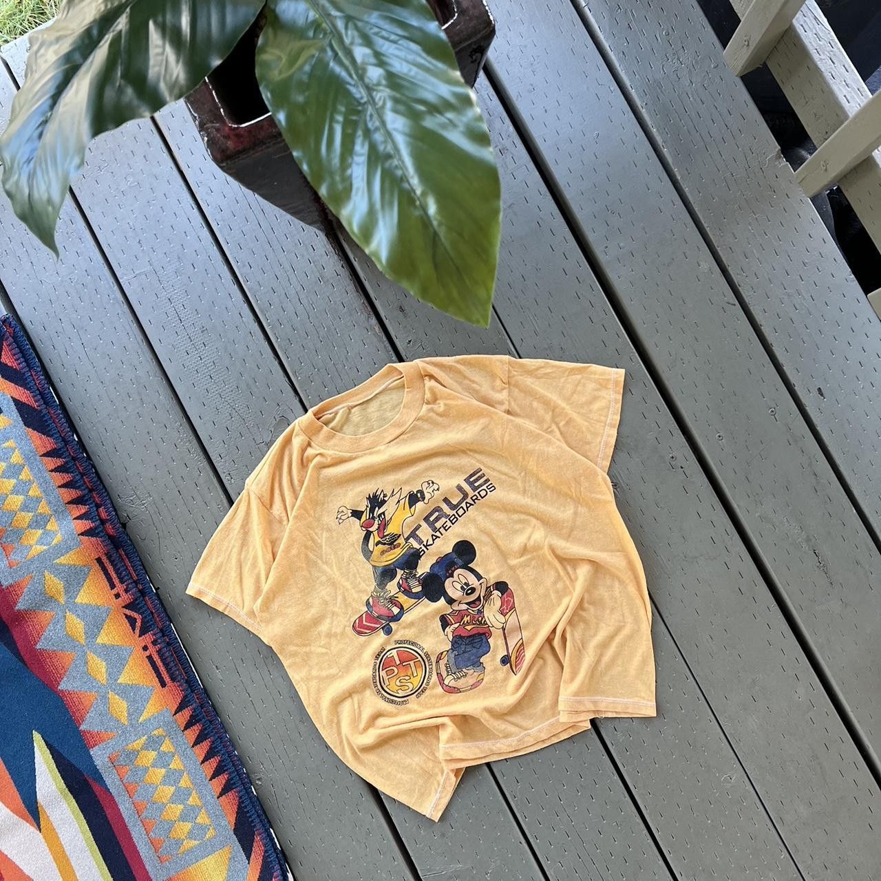 Disney × Mickey Mouse × Vintage 90s Mickey Mouse tee Size US XS / EU 42 / 0 - 3 Thumbnail
