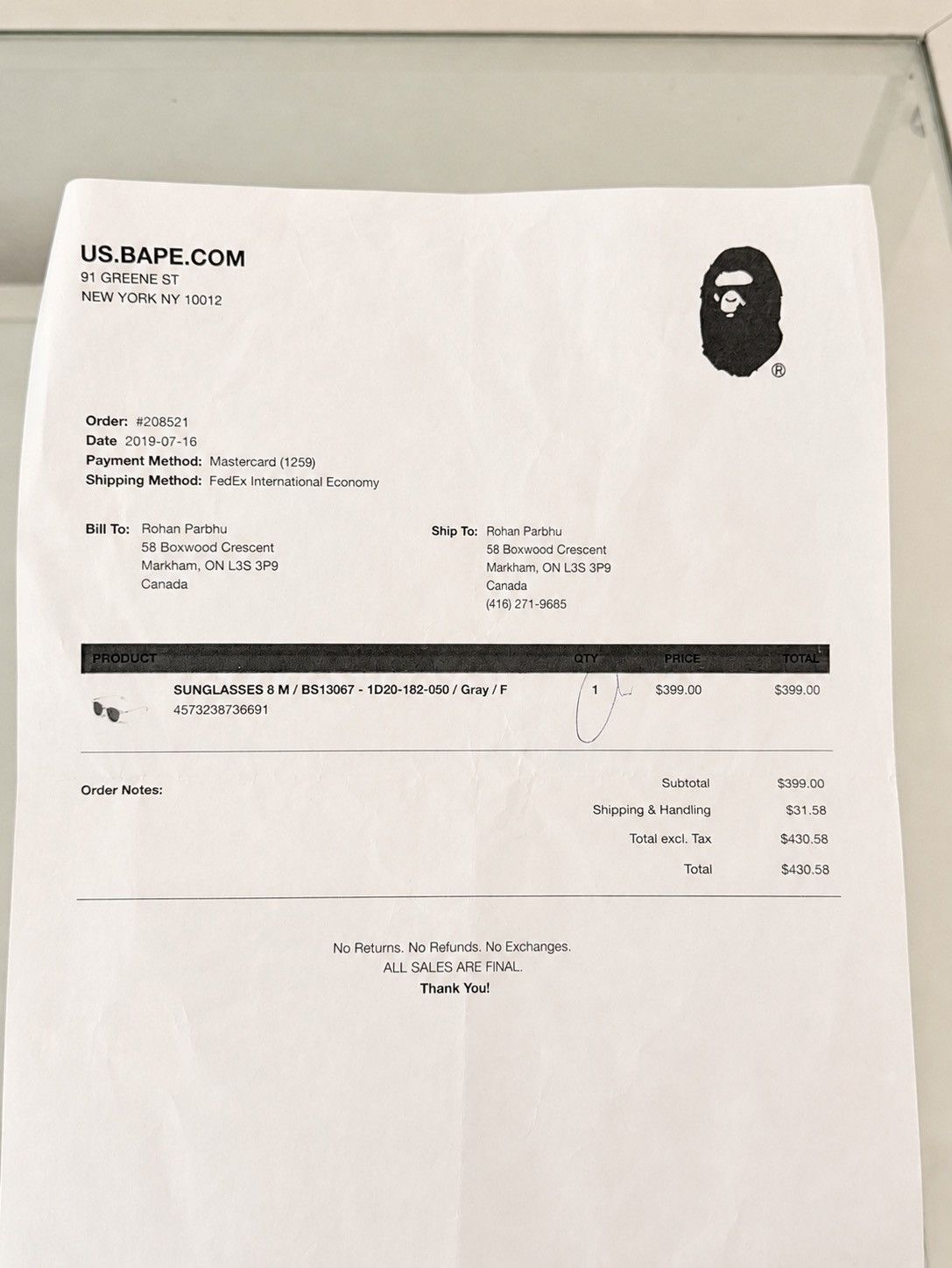 Bape A Bathing Ape camo sunglasses 2019 Bape eyewear Size ONE SIZE - 4 Thumbnail