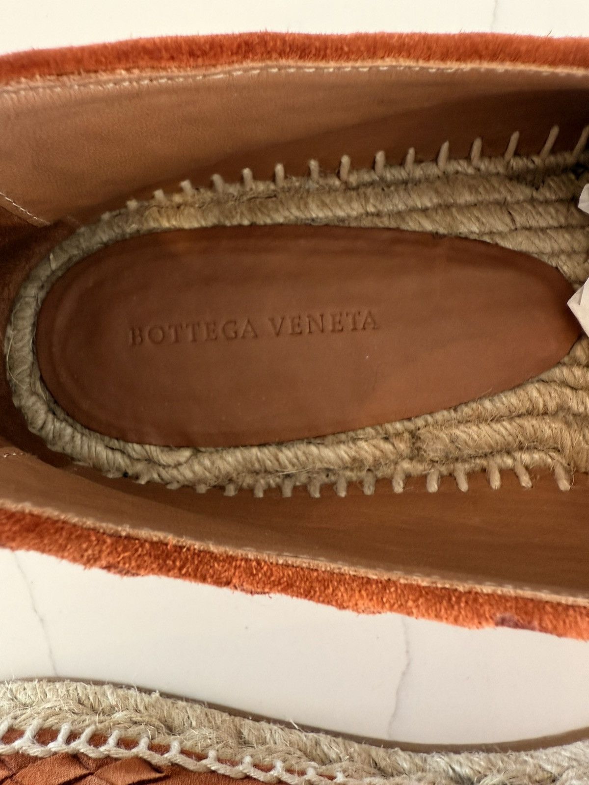 Bottega Veneta $990 Bottega Veneta Intrecciato Terracotta Suede Espadrilles Size US 9 / EU 42 - 7 Thumbnail