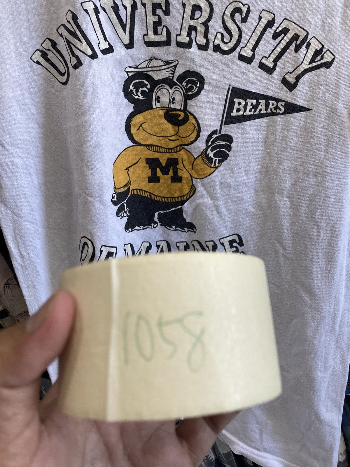 Vintage VINTAGE UNIVERSITY OF MAINE TSHIRT Size US S / EU 44-46 / 1 - 10 Thumbnail