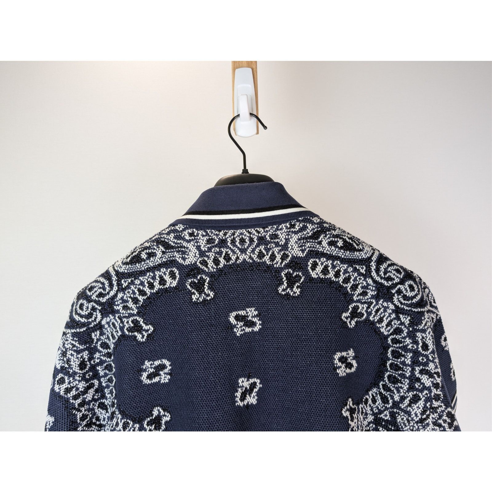 Amiri o1rshd1 Bandana Polo Shirt in Blue Size US S / EU 44-46 / 1 - 11 Thumbnail