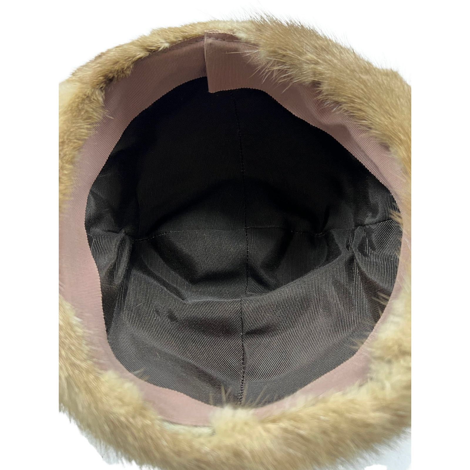 Vintage Vintage Authentic Light Brown Mink Winter Ladies Hat Size ONE SIZE - 4 Thumbnail