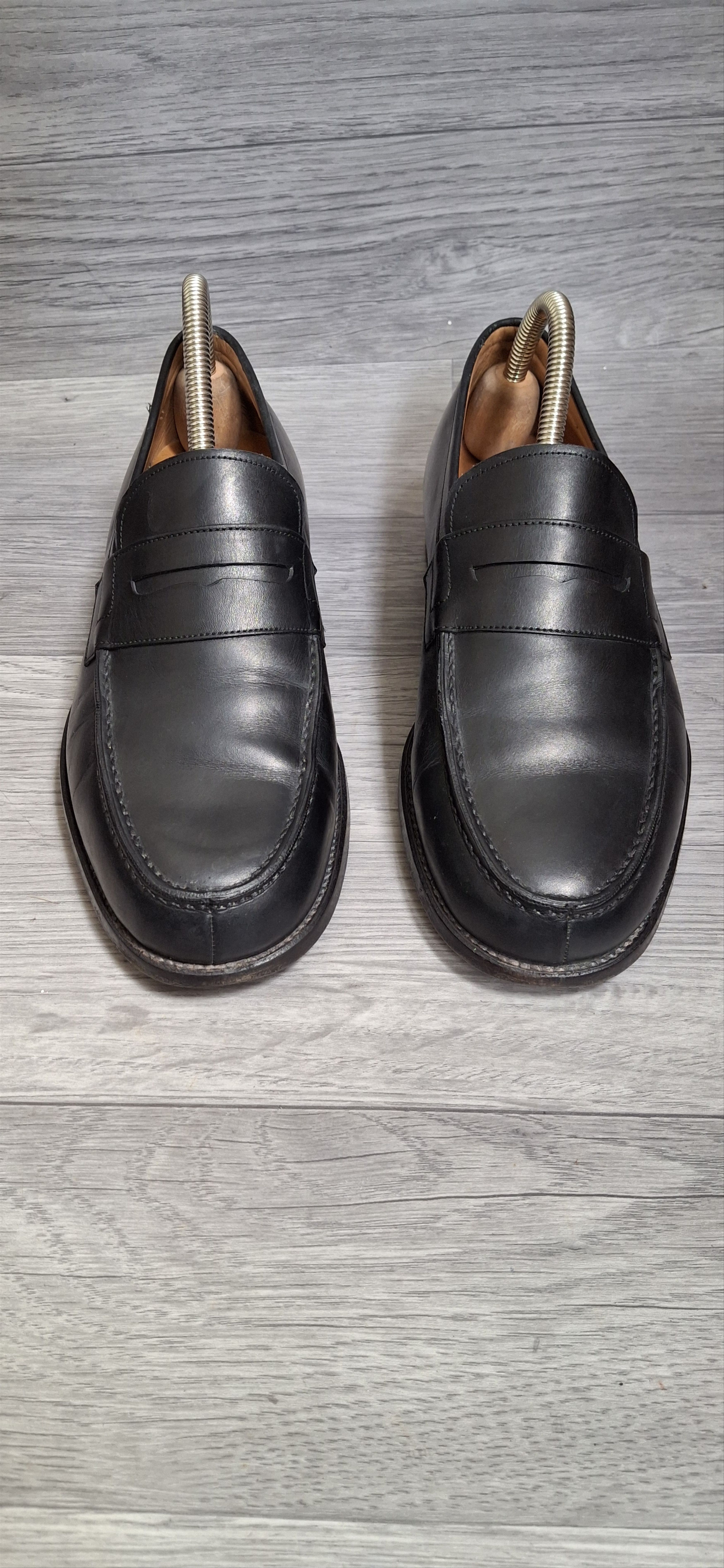 Carmina Carmina black leather penny loafers uk 6.5EE Size US 7.5 / EU 40-41 - 2 Thumbnail