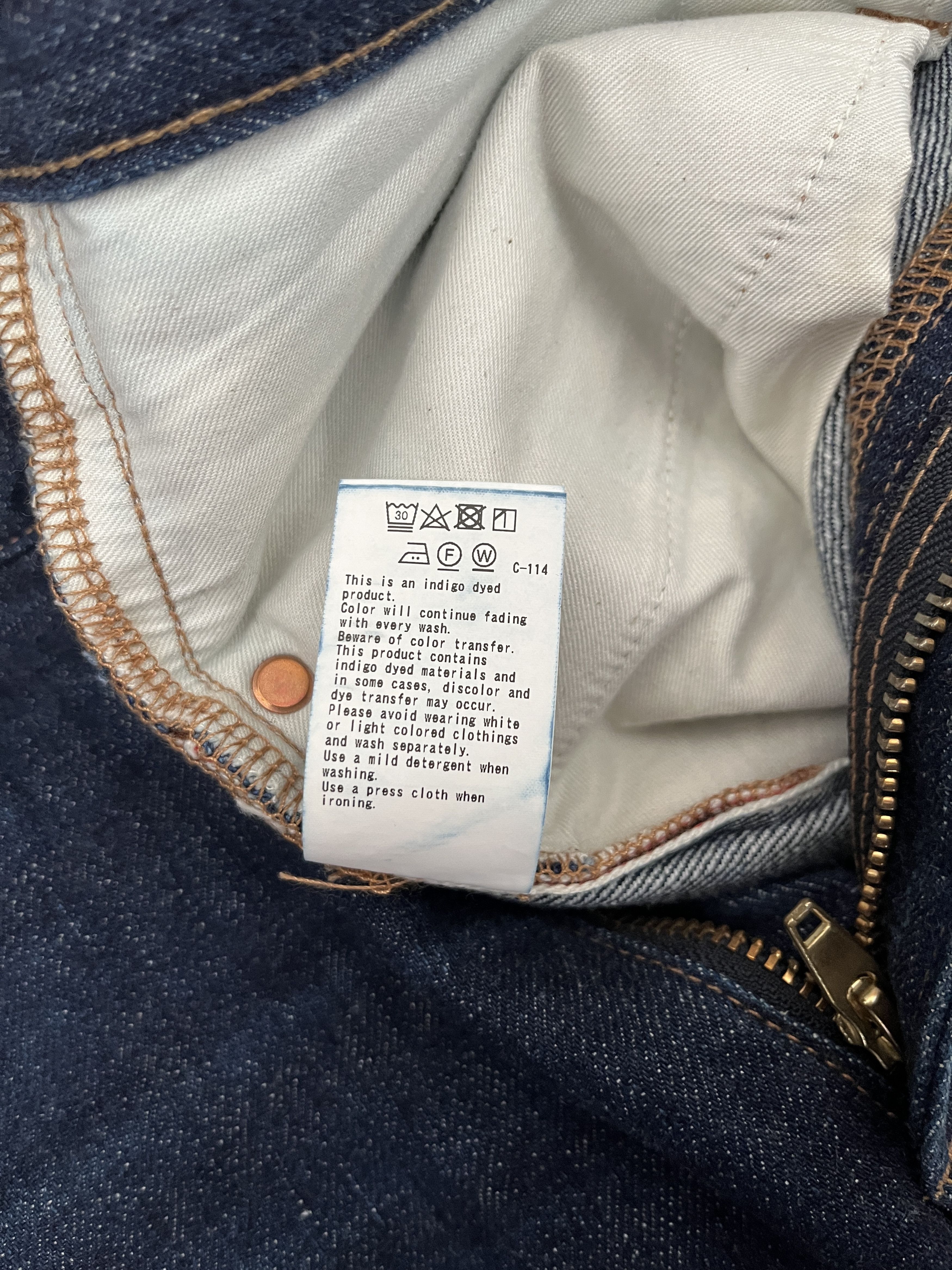 Blue Blue Japan Blue Blue Japan Indigo Selvedge Denim Jeans Size US 31 - 10 Thumbnail