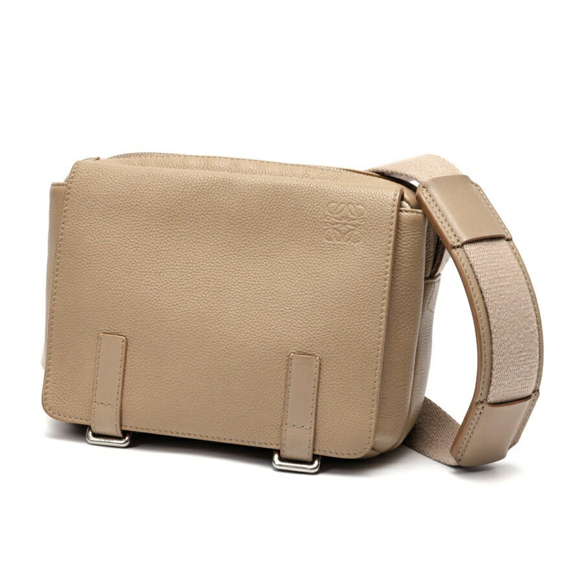 Loewe Loewe military-style shoulder bag, leather, beige. Size ONE SIZE - 1 Thumbnail
