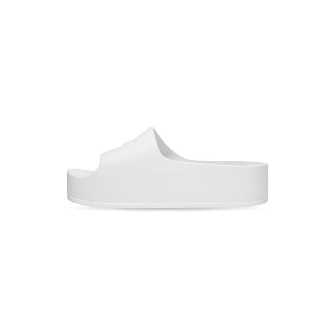 Balenciaga o1w1db10625 Chunky Slide Sandals in White Size US 8 / IT 38 - 4 Thumbnail